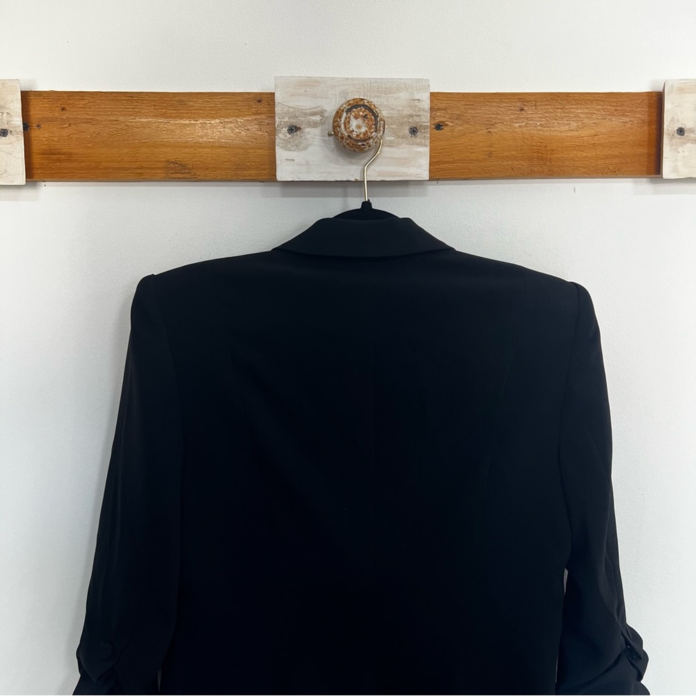 Cinq a Sept Khloe Rushed Sleeve Blazer Jacket - Picture 12 of 16